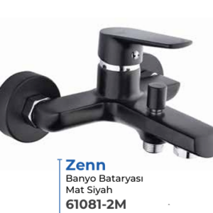 Zenn Banyo Bataryası Mat Siyah